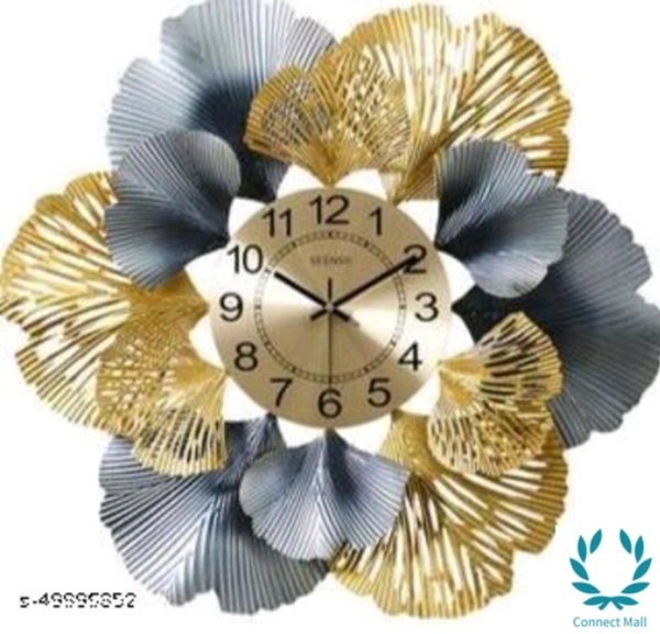 Attractive  Metal Wall Clock -  Free Size, Metal, Wall Clock, Pack of 1